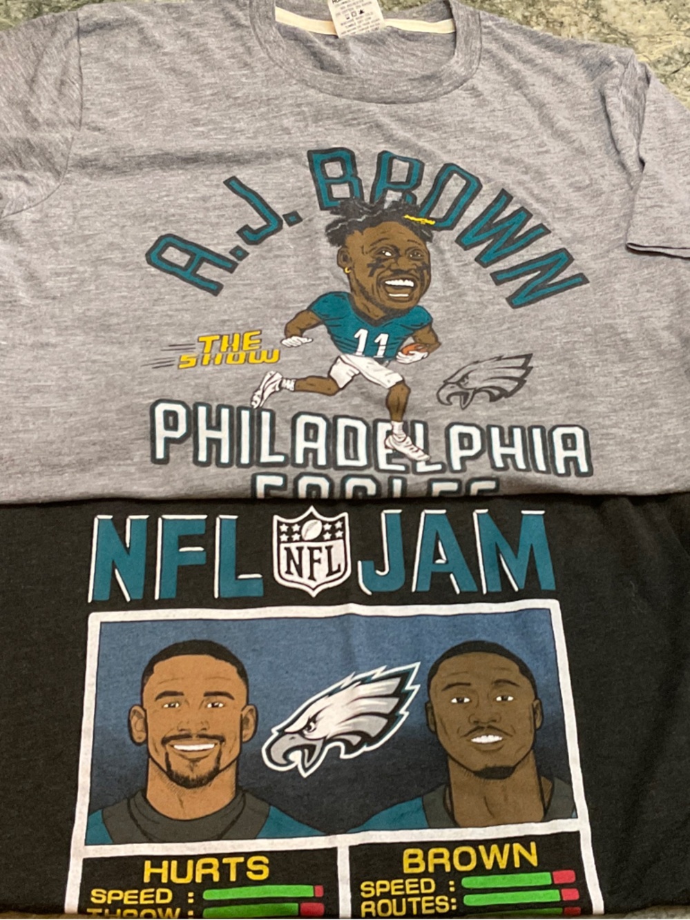 Philadelphia Eagles Graphic Tee, Homage, Small